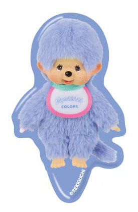 Bandai Hair Clip Plus Monchhichi 04 Monchhichi COLORS Blue