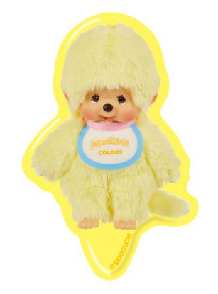 Bandai Hair Clip Plus Monchhichi 05 Monchhichi COLORS Yellow