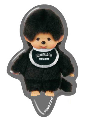 Bandai Hair Clip Plus Monchhichi 06 Monchhichi COLORS Black