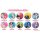 Bandai Glitter CAN Badge Fate/Grand Order C BOX 10Pack BOX รูปภาพ 2