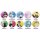 Bandai Glitter CAN Badge Fate/Grand Order F BOX 10Pack BOX รูปภาพ 2