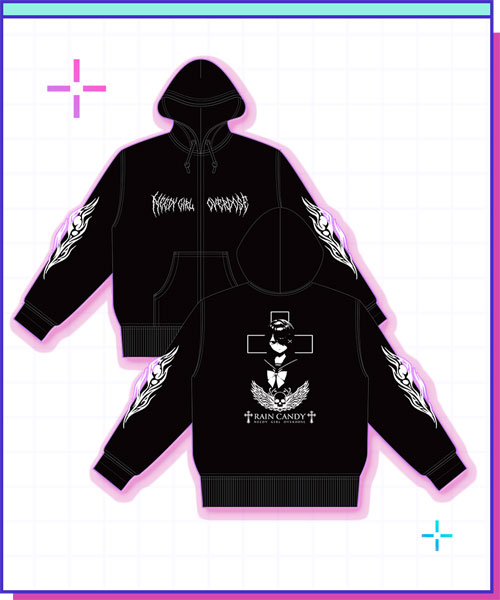 WHY SO SERIOUS? NEEDY STREAMER OVERLOAD Zip Hoodie Ame-chan (Student ver.) XL Size image 1