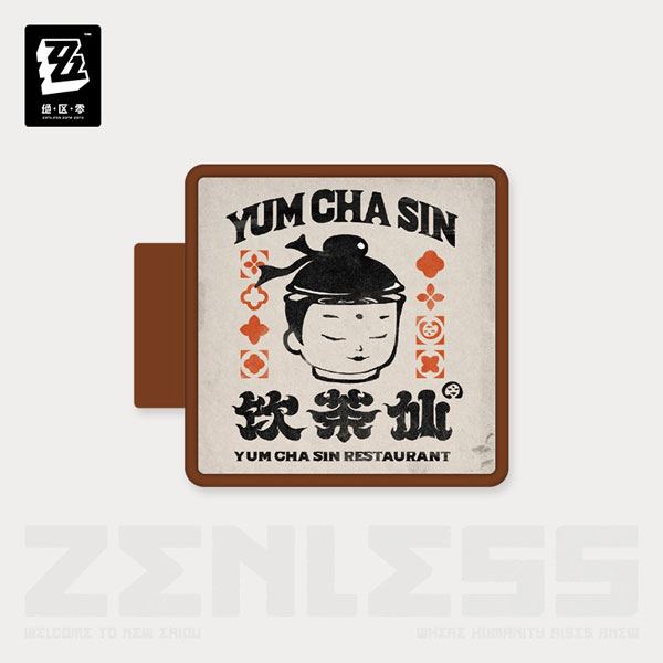 miHoYo Zenless Zone Zero New Eridu Selection Series Signboard-style Magnet Yum Cha Sin