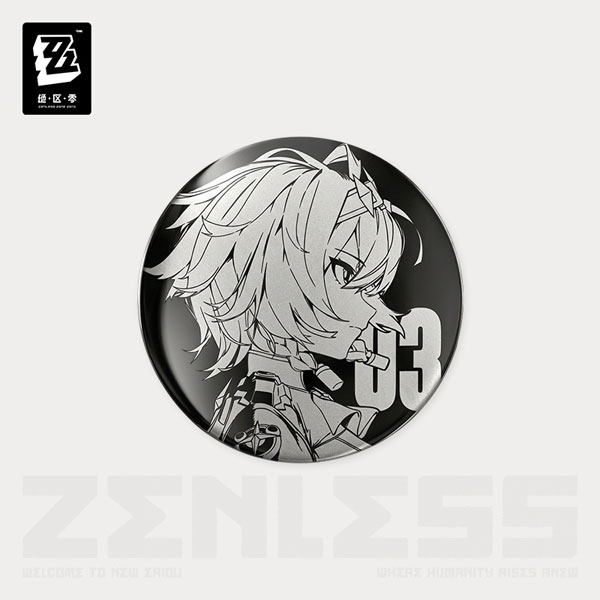 miHoYo Zenless Zone Zero Time Signal Series Vol.2 Tin Badge Soldier 0 - Anby