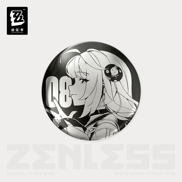 miHoYo Zenless Zone Zero Time Signal Series Vol.2 Tin Badge Ukinami Yuzuha imagen 1