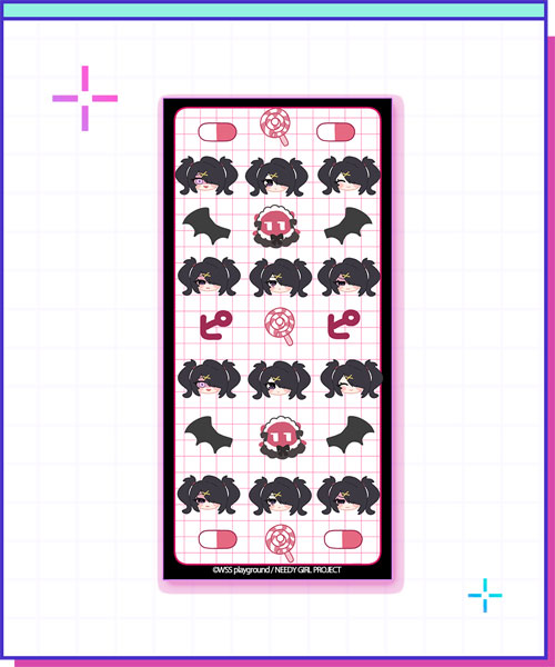 WHY SO SERIOUS? NEEDY STREAMER OVERLOAD Needy Girl Pukkuri Stickers Ame-chan gambar 1