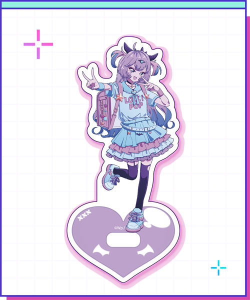 WHY SO SERIOUS? NEEDY STREAMER OVERLOAD Acrylic Stand Purple Lollipop (Milon ver.)