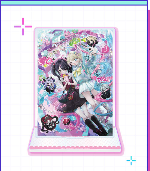 WHY SO SERIOUS? NEEDY STREAMER OVERLOAD Acrylic Stand KAngel & Ame-chan (Shina ver.) Bild 1