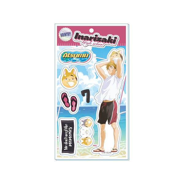 Toho Haikyuu!! Acrylic Sticker Beach Ball Ver. Atsumu Miya