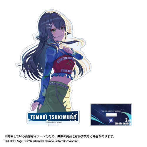 Bandai Namco Gakuen iDOLM@STER 2nd Anniversary Goods Official Acrylic Stand Temari Tsukimura