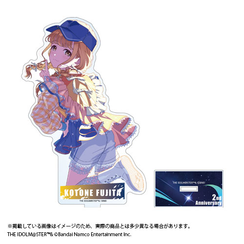 Bandai Namco Gakuen iDOLM@STER 2nd Anniversary Goods Official Acrylic Stand Kotone Fujita