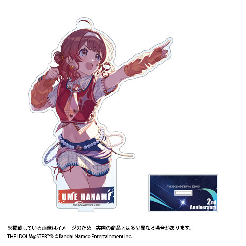 Bandai Namco Gakuen iDOLM@STER 2nd Anniversary Goods Official Acrylic Stand Ume Hanami