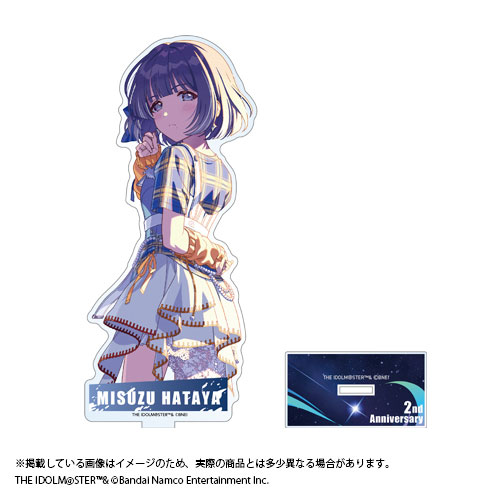 Bandai Namco Gakuen iDOLM@STER 2nd Anniversary Goods Official Acrylic Stand Misuzu Hataya