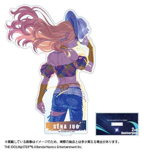 Bandai Namco Gakuen iDOLM@STER 2nd Anniversary Goods Official Acrylic Stand Sena Juo