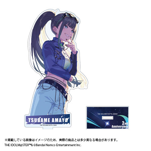 Bandai Namco Gakuen iDOLM@STER 2nd Anniversary Goods Official Acrylic Stand Tsubame Amaya