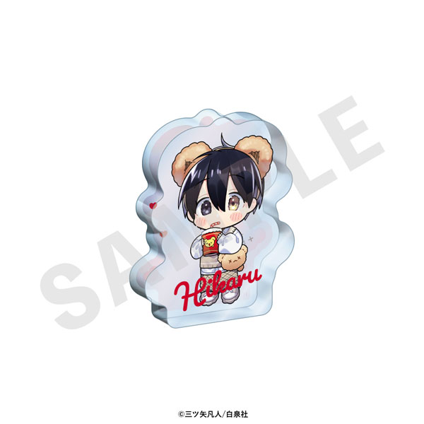 coly "Inkya na Boku ga Futago ni Aisareru Wake" Mini Acrylic Block (Hikaru)