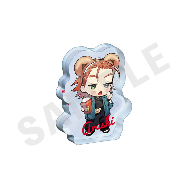 coly "Inkya na Boku ga Futago ni Aisareru Wake" Mini Acrylic Block (Arashi) รูปภาพ 1