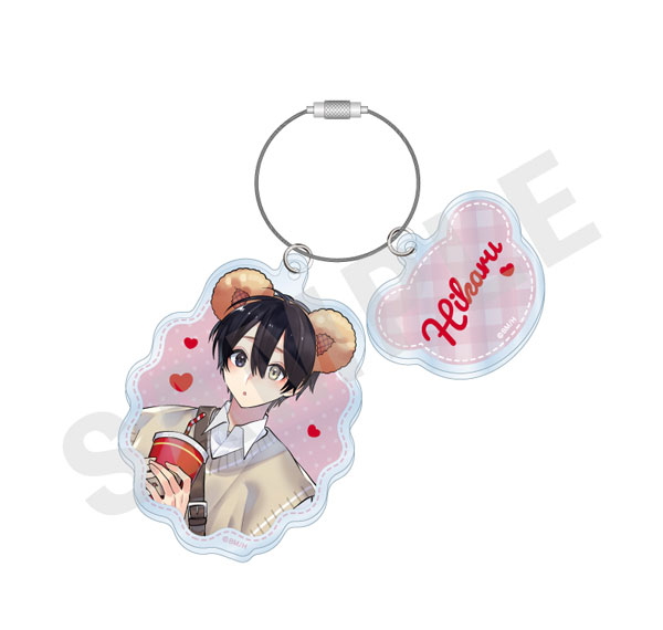 coly "Inkya na Boku ga Futago ni Aisareru Wake" Wire Acrylic Keychain (Hikaru)
