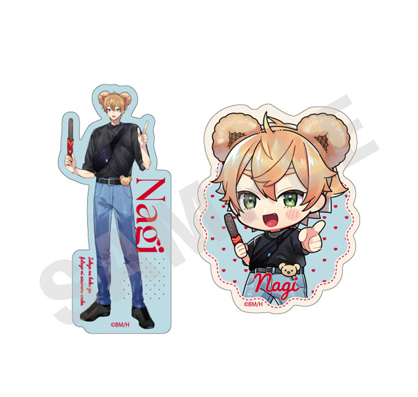 coly "Inkya na Boku ga Futago ni Aisareru Wake" Sticker Set (Nagi)
