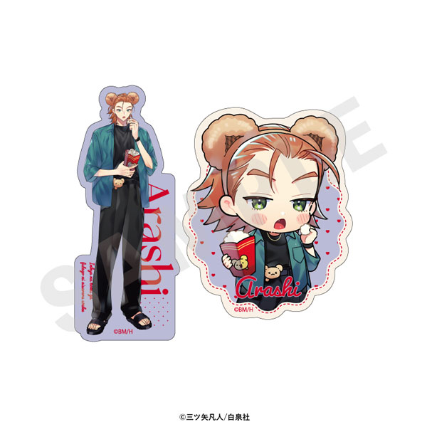 coly "Inkya na Boku ga Futago ni Aisareru Wake" Sticker Set (Arashi)