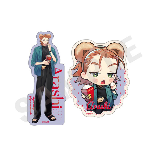 coly "Inkya na Boku ga Futago ni Aisareru Wake" Sticker Set (Arashi) รูปภาพ 1