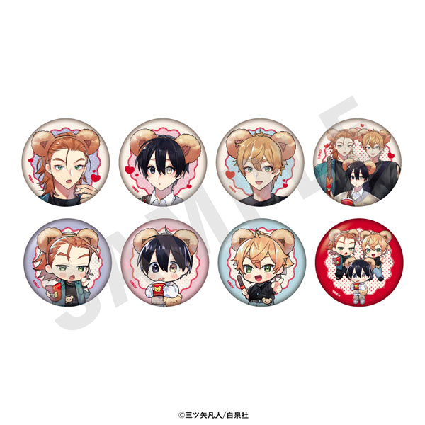 coly "Inkya na Boku ga Futago ni Aisareru Wake" Trading Tin Badge 8Pack BOX