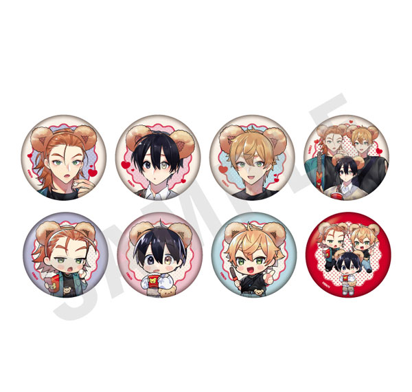coly "Inkya na Boku ga Futago ni Aisareru Wake" Trading Tin Badge 8Pack BOX รูปภาพ 1