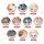 Bandai Memory CAN Badge Cosmic Princess Kaguya! Kaguya BOX 10Pack BOX รูปภาพ 2