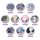 Bandai Memory CAN Badge Cosmic Princess Kaguya! Yachiyo Runami BOX 10Pack BOX Bild 2