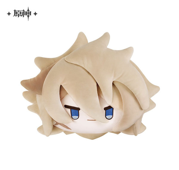 miHoYo Genshin Impact Varka Knights of Favonius Chibi Face MofuMofu Cushion 이미지 1