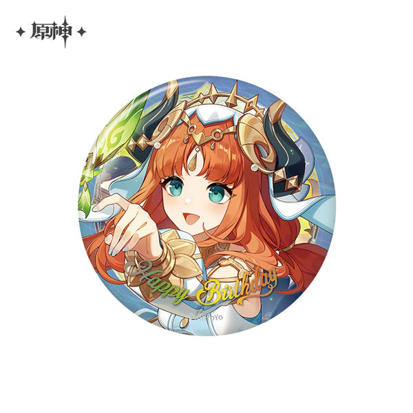 miHoYo Genshin Impact "Destined Day" Chara Tin Badge Nilou (2025)