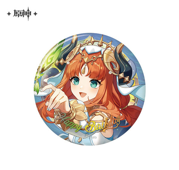 miHoYo Genshin Impact "Destined Day" Chara Tin Badge Nilou (2025) รูปภาพ 1