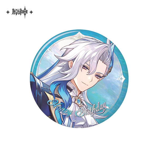 miHoYo Genshin Impact "Destined Day" Chara Tin Badge Neuvillette (2025)