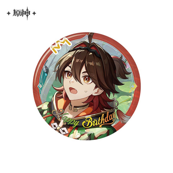 miHoYo Genshin Impact "Destined Day" Chara Tin Badge Gaming (2025)