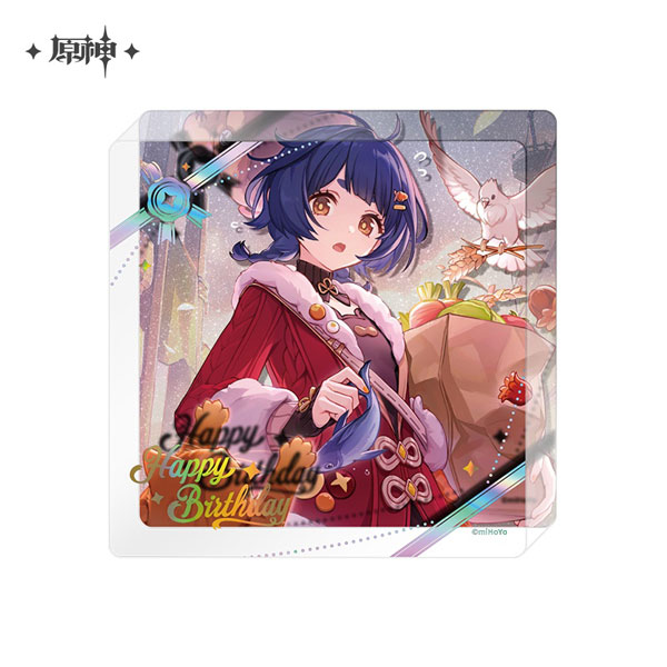 miHoYo Genshin Impact "Destined Day" Chara Thick Acrylic Coaster Xiangling (2025)