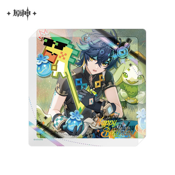 miHoYo Genshin Impact "Destined Day" Chara Thick Acrylic Coaster Kinich (2025)