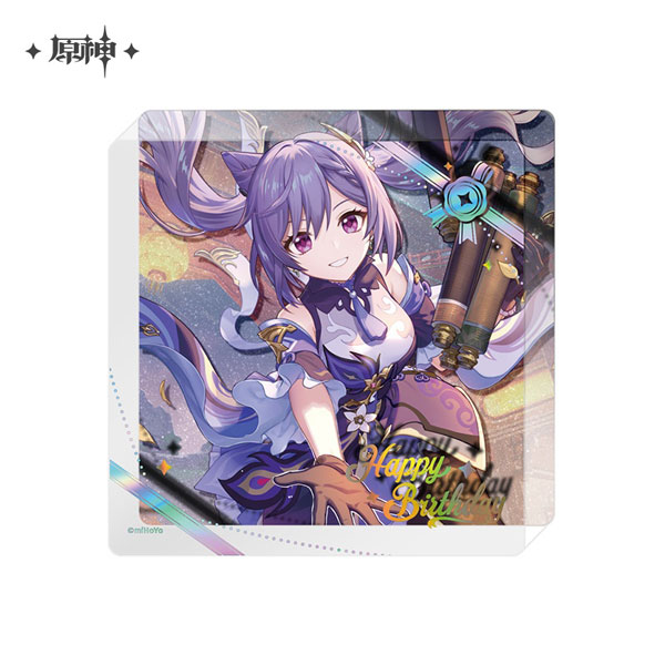 miHoYo Genshin Impact "Destined Day" Chara Thick Acrylic Coaster Keqing (2025)