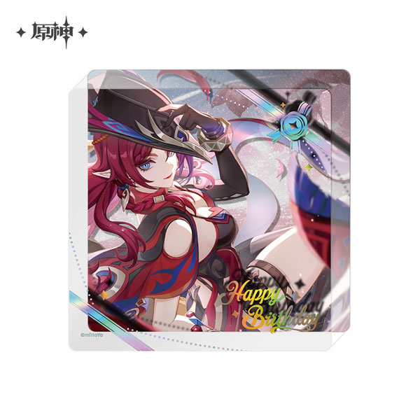 miHoYo Genshin Impact "Destined Day" Chara Thick Acrylic Coaster Chasca (2025)