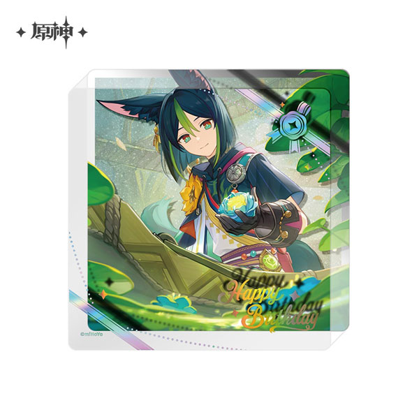 miHoYo Genshin Impact "Destined Day" Chara Thick Acrylic Coaster Tighnari (2025) Bild 1