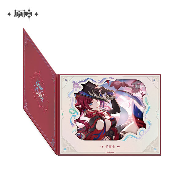 miHoYo Genshin Impact "Destined Day" Character-flipping Style Flower Window Shikishi Chasca (2025)