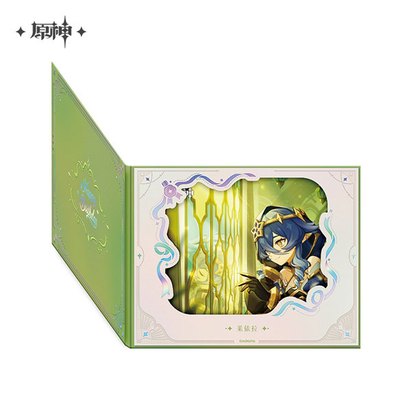 miHoYo Genshin Impact "Destined Day" Character-flipping Style Flower Window Shikishi Layla (2025)