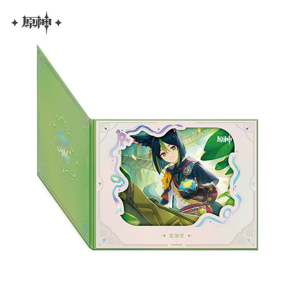 miHoYo Genshin Impact "Destined Day" Character-flipping Style Flower Window Shikishi Tighnari (2025) รูปภาพ 1