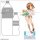 Curtain Damashii [Girls und Panzer das Finale] New Illustration Jumbo Acrylic Stand (Miho Nishizumi / Water Gun Tan Ver.) 图片 2