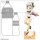 Curtain Damashii [Girls und Panzer das Finale] New Illustration Jumbo Acrylic Stand (Erika Itsumi / Water Gun Tan Ver.) 画像 2