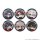 Parflette [WIND BREAKER] Trading Tin Badge (Formal Chinese / ver.B) 6Pack BOX imagen 2