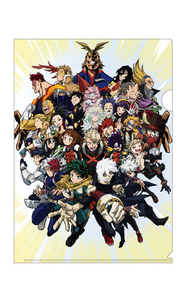 Toho My Hero Academia TV Anime 10th Anniversary Key Visual แฟ้มใส