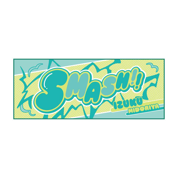 Toho My Hero Academia 10th Anniversary Sound Effect Face Towel Izuku Midoriya