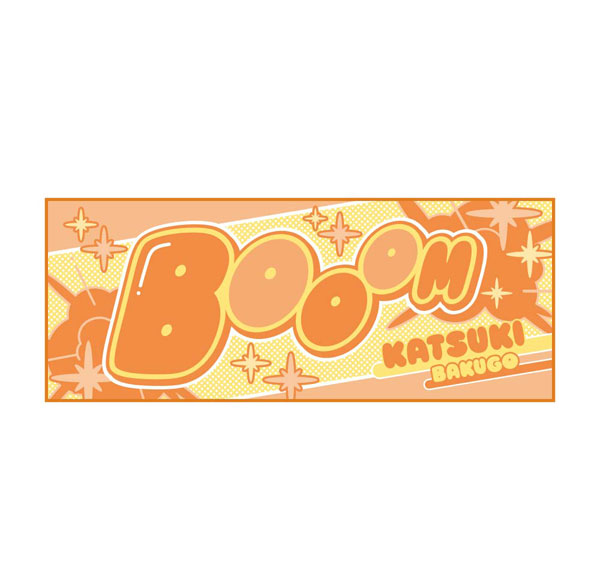 Toho My Hero Academia 10th Anniversary Sound Effect Face Towel Katsuki Bakugo รูปภาพ 1