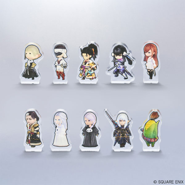 Square Enix 파이널 판타지 XIV 미니 아크릴 블록 컬렉션 Vol.2 10팩 BOX