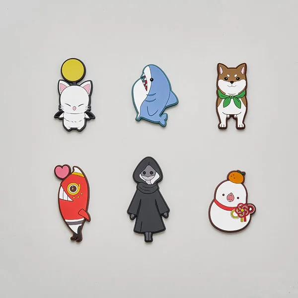 Square Enix 파이널 판타지 XIV 러버 마그넷 컬렉션 Vol.2 6팩 BOX 이미지 1